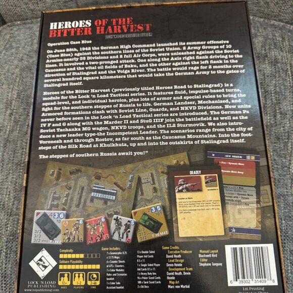 Lock 'n Load Tactical: Heroes of the Bitter Harvest (open, mostly unpunched) - Picture 7 of 11